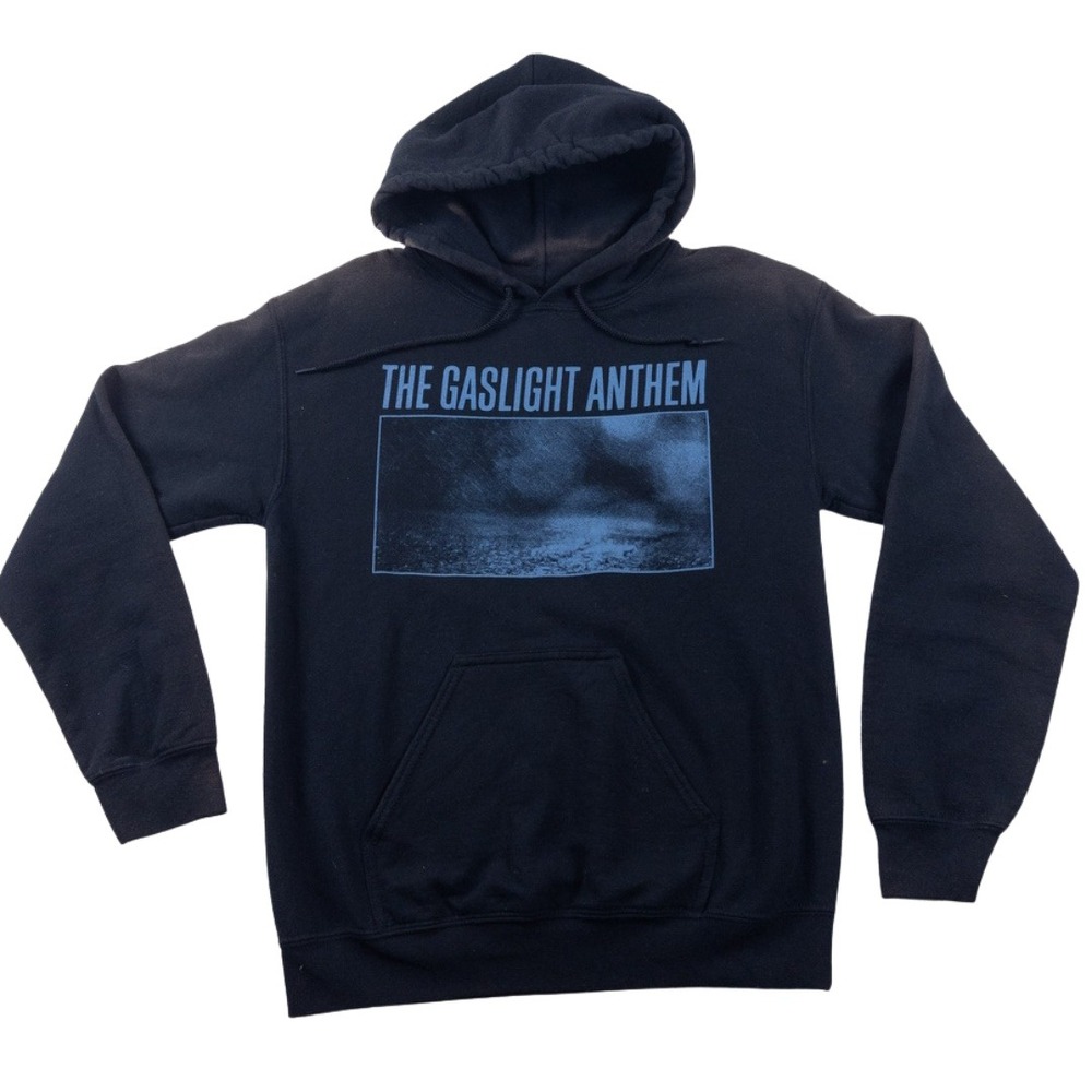 The Gaslight Anthem Hoodie Mens Small Black Make You‎ Cry Rare Band Merch Punk
